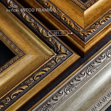 381-G PS picture frame mouldings gold finish