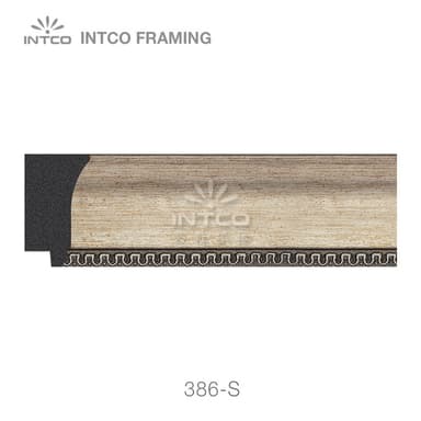 386-S — 4.54cm Silver PS Picture Frame Moulding