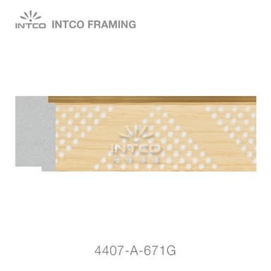 4407-A-671G — 4.7cm Natural PS Picture Frame Moulding