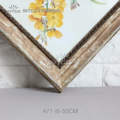 471-III-50CM — 5.1cm Multicolour PS Picture Frame Moulding