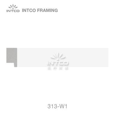313-W1 polystyrene picture frame moulding swatch sample