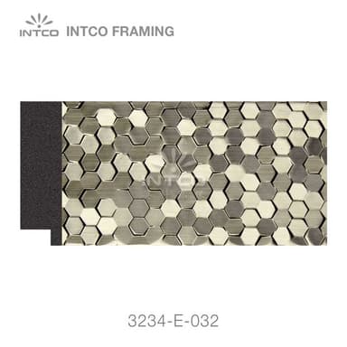 3234-E-032 — 7.06cm Silver PS Picture Frame Moulding