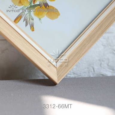 3312-66MT — 2.5cm Natur PS Bilderrahmenleiste