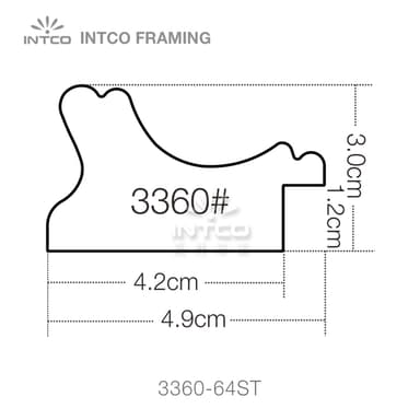 gold picture frame moulding profiles