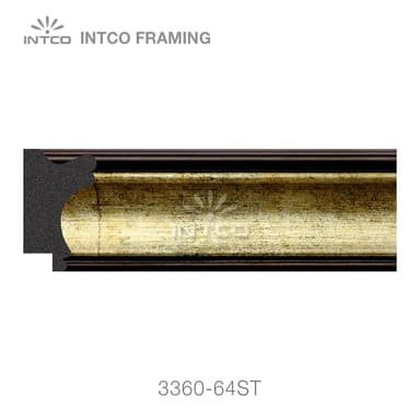 antique gold picture frame moulding