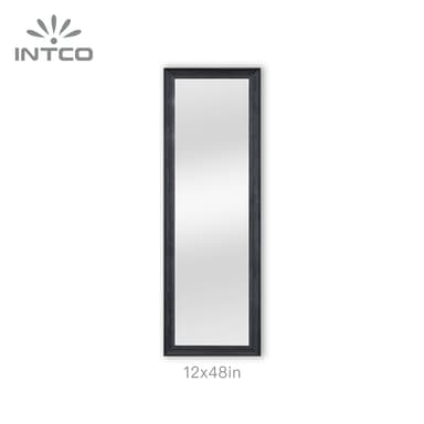 12x48in classic framed wall mirror