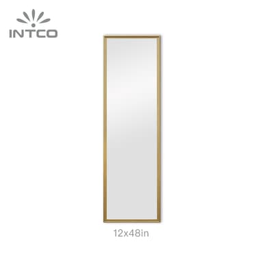 12x48in gold full length vanity mirror