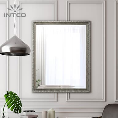 silver antique vintage wall mirror ideas for wall decor