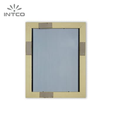 18”x24” Walnut Wood Framed Wall Mirror