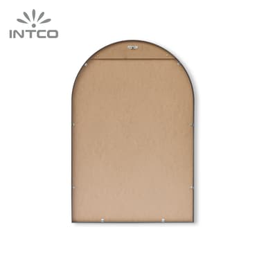 The MDF backing of aluminum wall mirror
