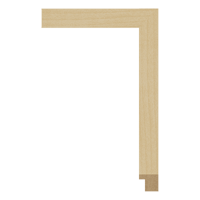 M0050-MW-H26 — 2.3cm Natur MDF Bilderrahmenleiste
