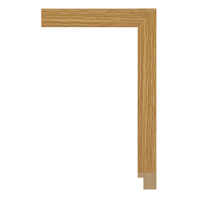 M0050-MW-H38 — 2.3cm Natur MDF Bilderrahmenleiste