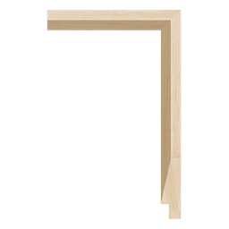 Wood Picture Frame Moulding,SW005-30WV,2.0W NATURAL Picture Frame Moulding