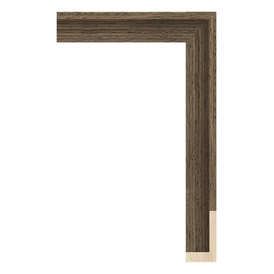 SW008-24WV — 3cm Natur Wood Bilderrahmenleiste