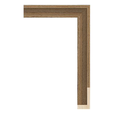 SW008-25WV — 3cm Natur Wood Bilderrahmenleiste
