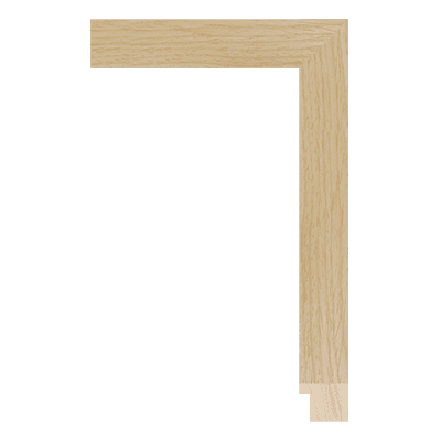 SW009-26WV — 2.8cm Natur Wood Bilderrahmenleiste