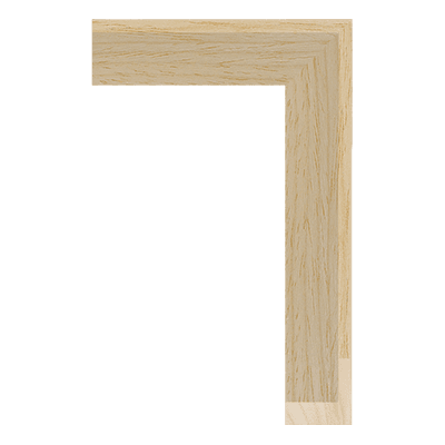 SW011-26WV — 3.5cm Natur Wood Bilderrahmenleiste