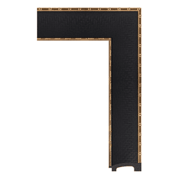 Ps Picture Frame Moulding,7054-WK-C-06G,7.0W BLACK Picture Frame Moulding