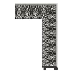 Ps Picture Frame Moulding,1731-WK-E-314,8.89W SILVER Picture Frame Moulding