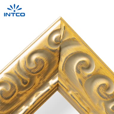 16”x20” Gold Ornate Decorative Bathroom Wall Mirror