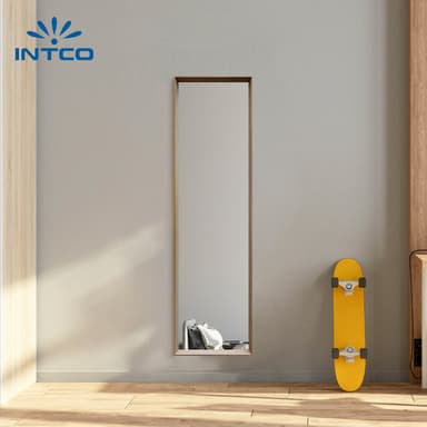 16”x58” Modern Wood Full Length Wall Mirror