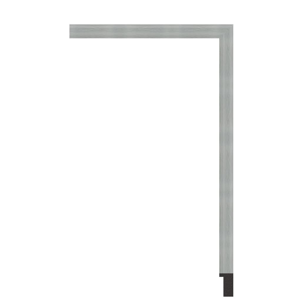 149-YJ-38S — 2cm Silber PS Bilderrahmenleiste