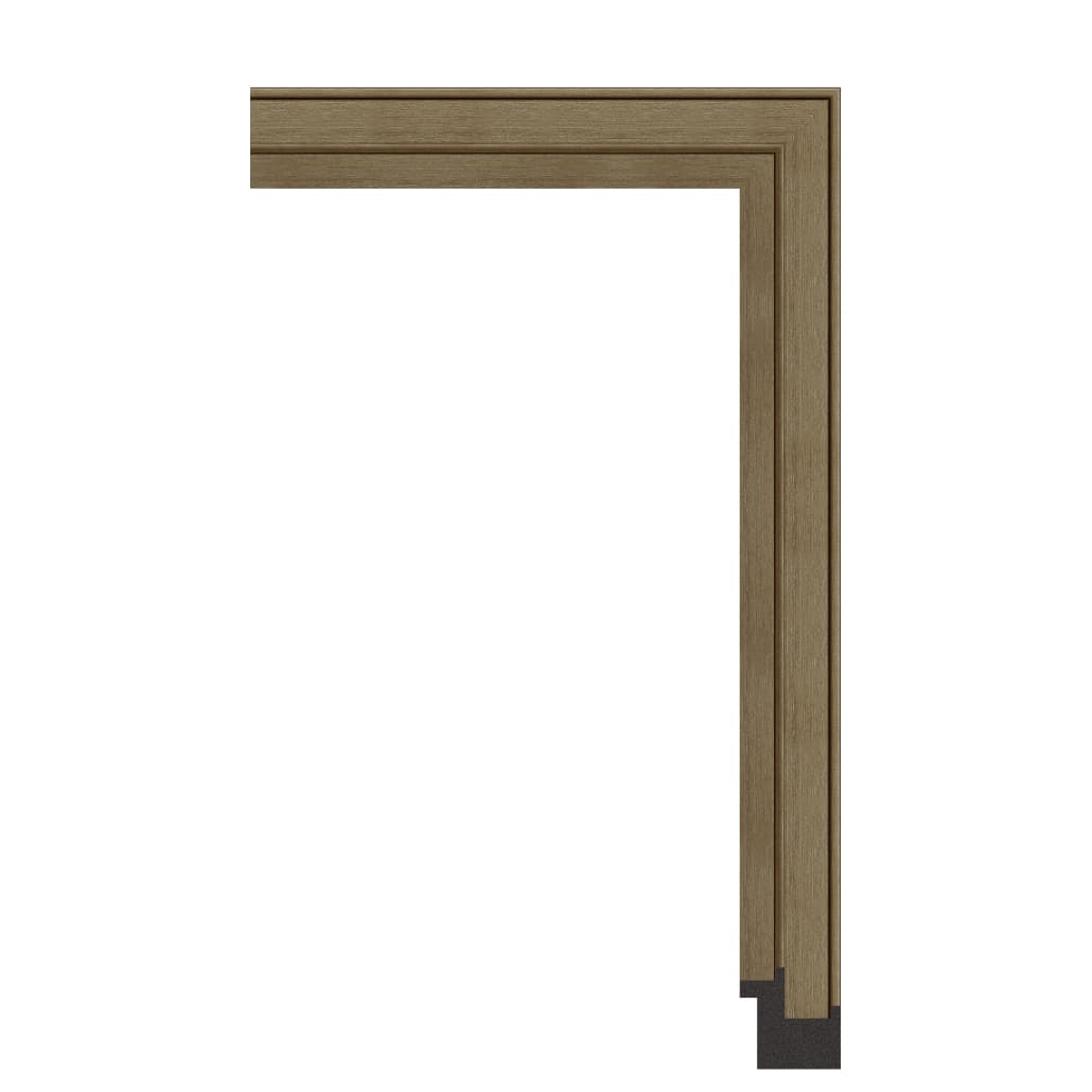 7425-282T — 4cm Bronze PS Bilderrahmenleiste